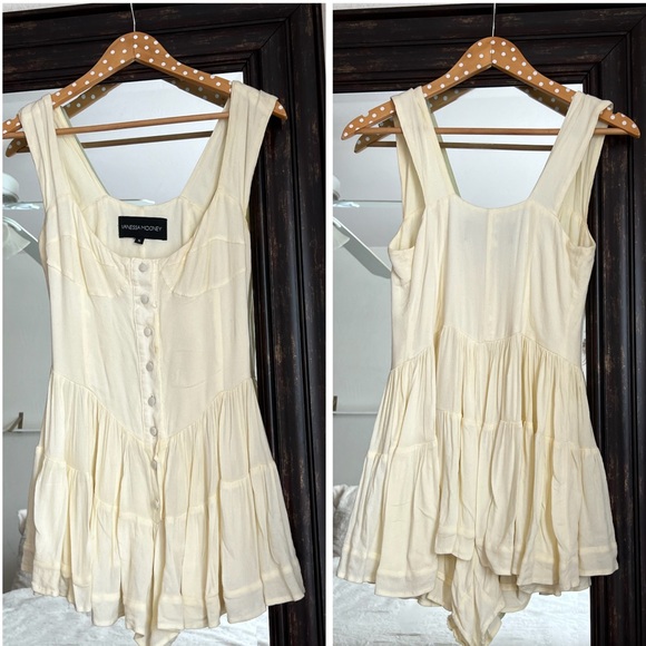 Vanessa Mooney Pants - Vanessa Mooney Elizabeth  Pale Yellow Romper